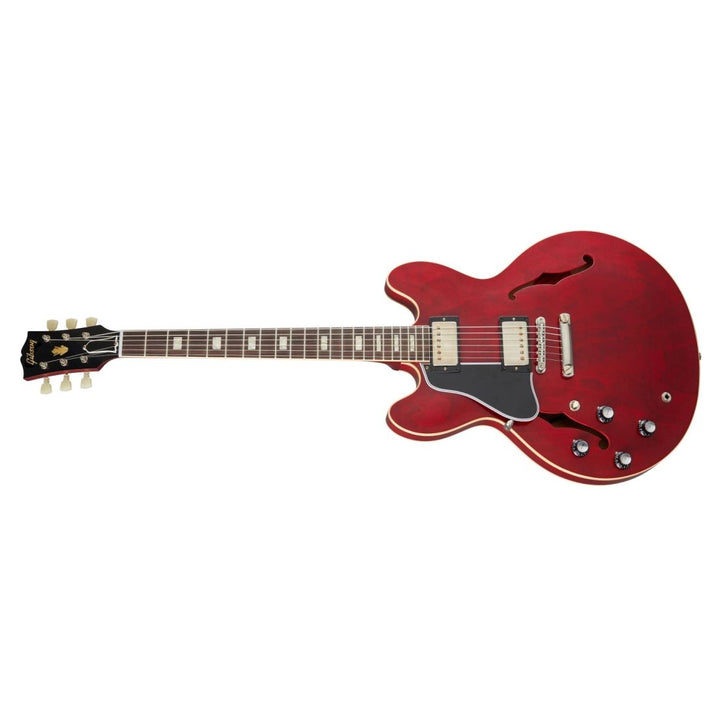 Gibson 1964 ES-335 Reissue VOS Electric Guitar with Hardshell Case - 60s Cherry (Left Handed)