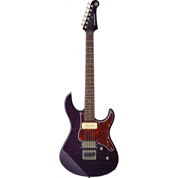 Yamaha PAC611HFM TLP Pacifica 6-String RH Electric Guitar-Translucent Purple