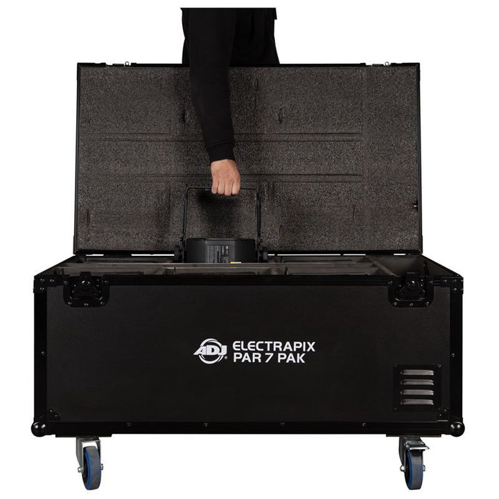 ADJ ELECTRAPIX-PAR-7-PAK 6 × ELECTRAPIX-PAR-7 w/ Charging Case