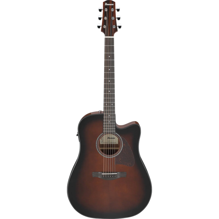Ibanez AAD51CEDVS Grand Dreadnought Acoustic-Electric Guitar Dark Violin Sunburst High Gloss