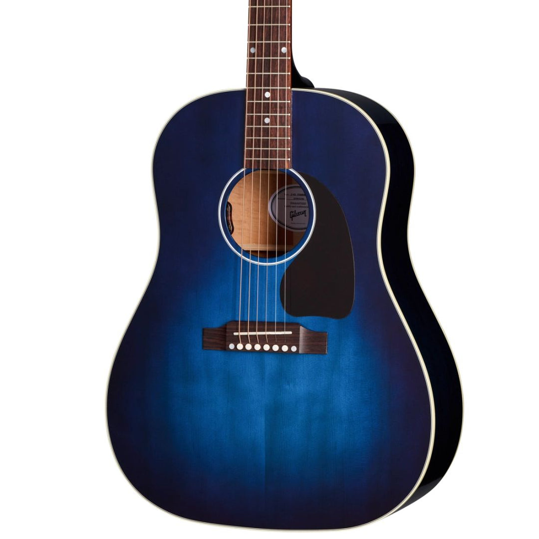 Gibson J-45 Standard Acoustic/Electric Guitar with Hardshell Case - Blueberry Burst