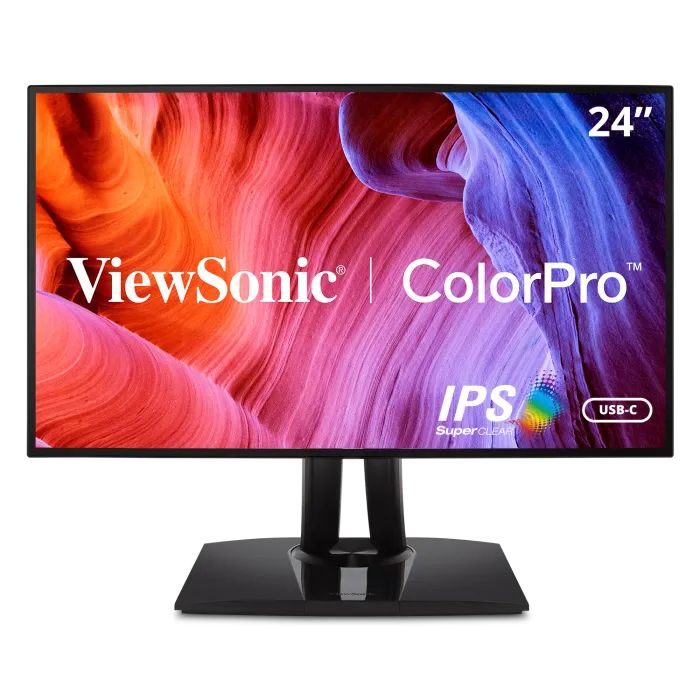 Viewsonic VP2468A 24" Color Accurate IPS Monitor  Full HD, USB-C, sRGB