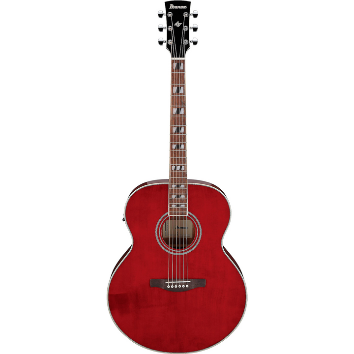 Ibanez AJ70M1EWR Jumbo Acoustic-Electric Guitar Wine Red High Gloss