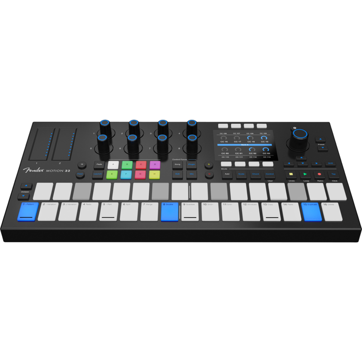 Fender MOTION32 32 Pad - Chromatic, Step Sequencer & Transport MIDI Controller