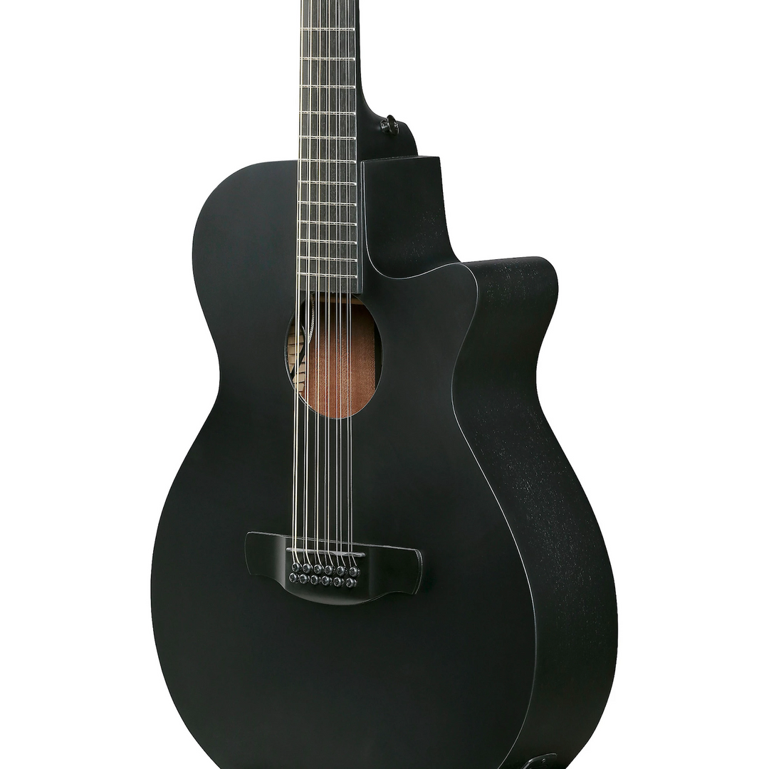 Ibanez AEG1221BOT AEG 12-String Acoustic-Electric Guitar Black Out