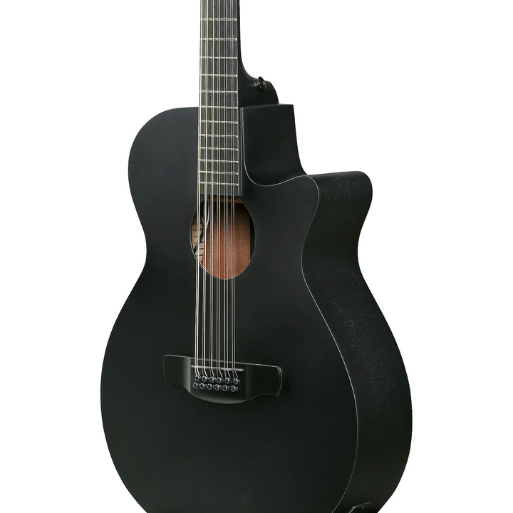 Ibanez AEG1221BOT AEG 12-String Acoustic-Electric Guitar Black Out