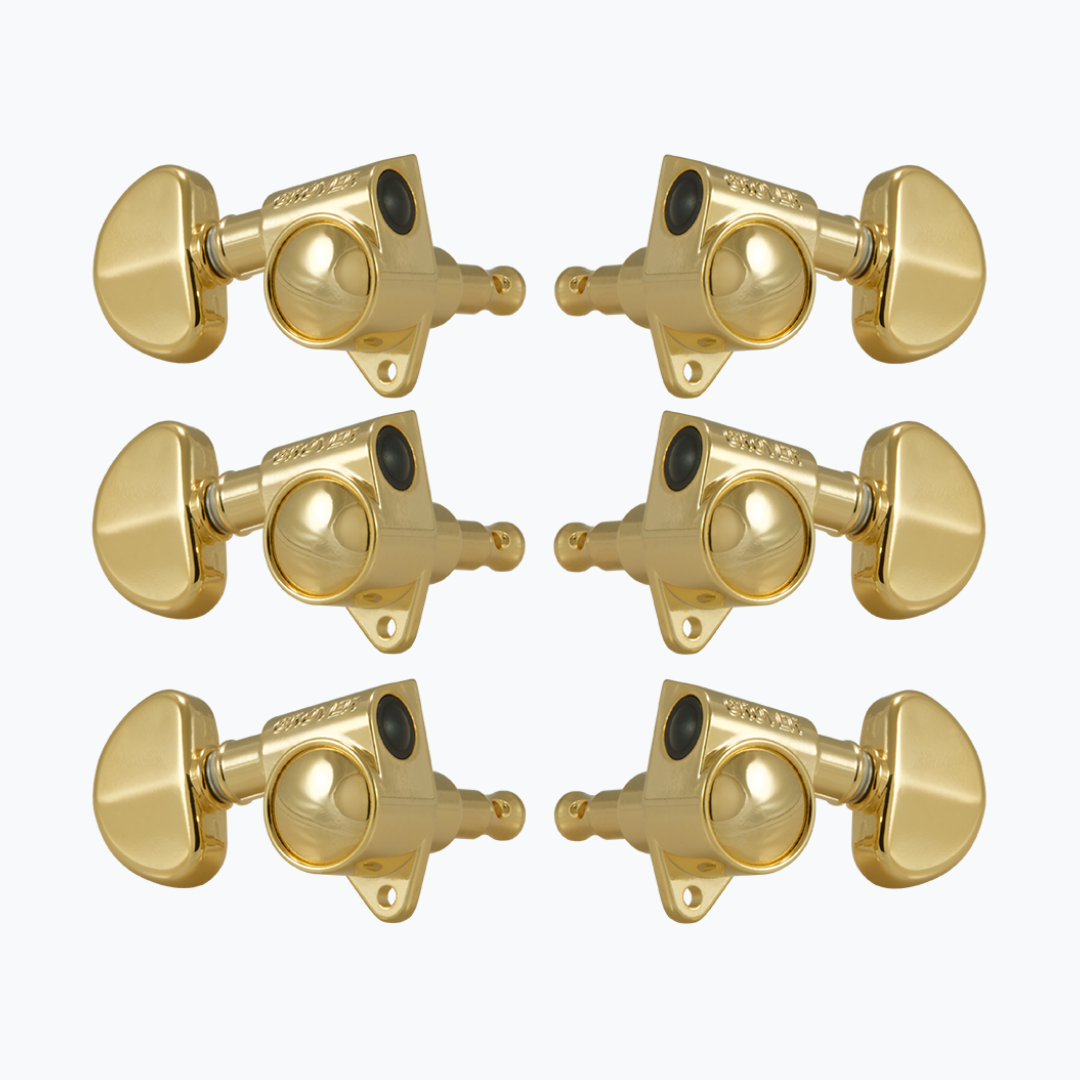 Allparts TK-7900 Grover® 102-18 Series 3x3 Rotomatic Tuners Gold, 102-18G