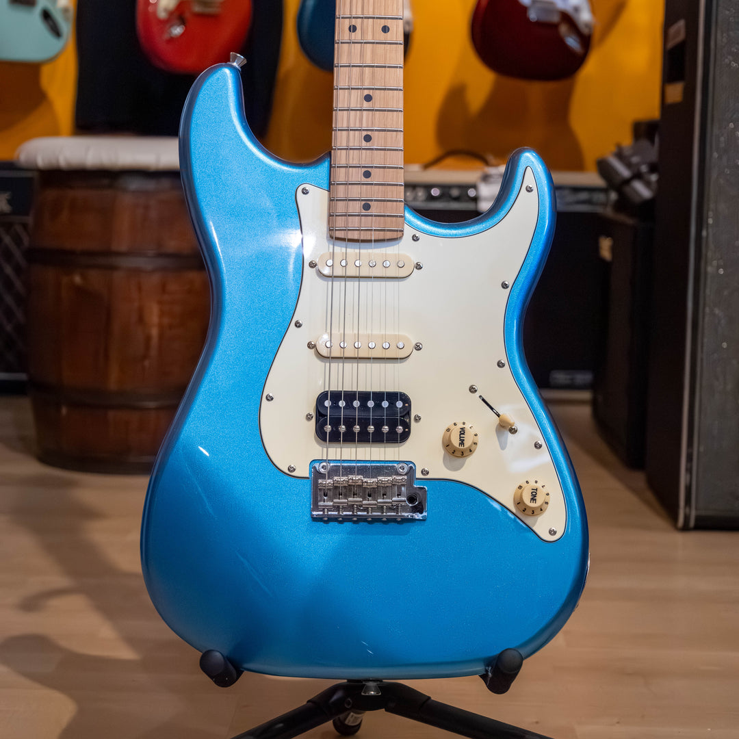 Jet Guitars - "JS-400" Roasted Maple HSS Strat Copy - "Lake Placid Blue" - (No Case Or Bag) - USED