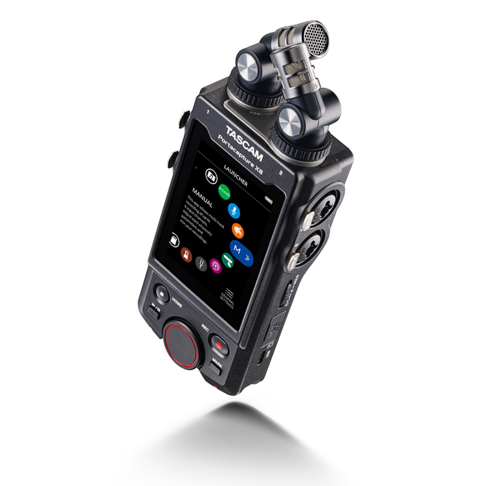 Tascam Portacapture X8 6-Input / 6-Track Handheld Adaptive Multitrack Recorder