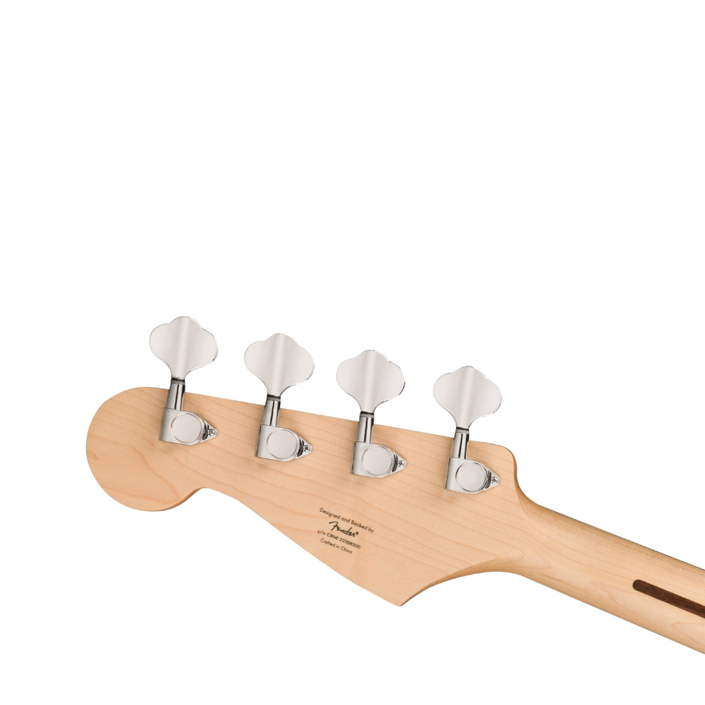 Squier Sonic Bronco Bass, Maple Fingerboard, White Pickguard - Tahitian Coral