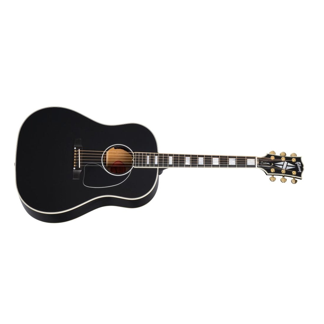 Gibson Custom Shop J-45 Custom Acoustic/Electric Guitar with Hardshell Case - Ebony