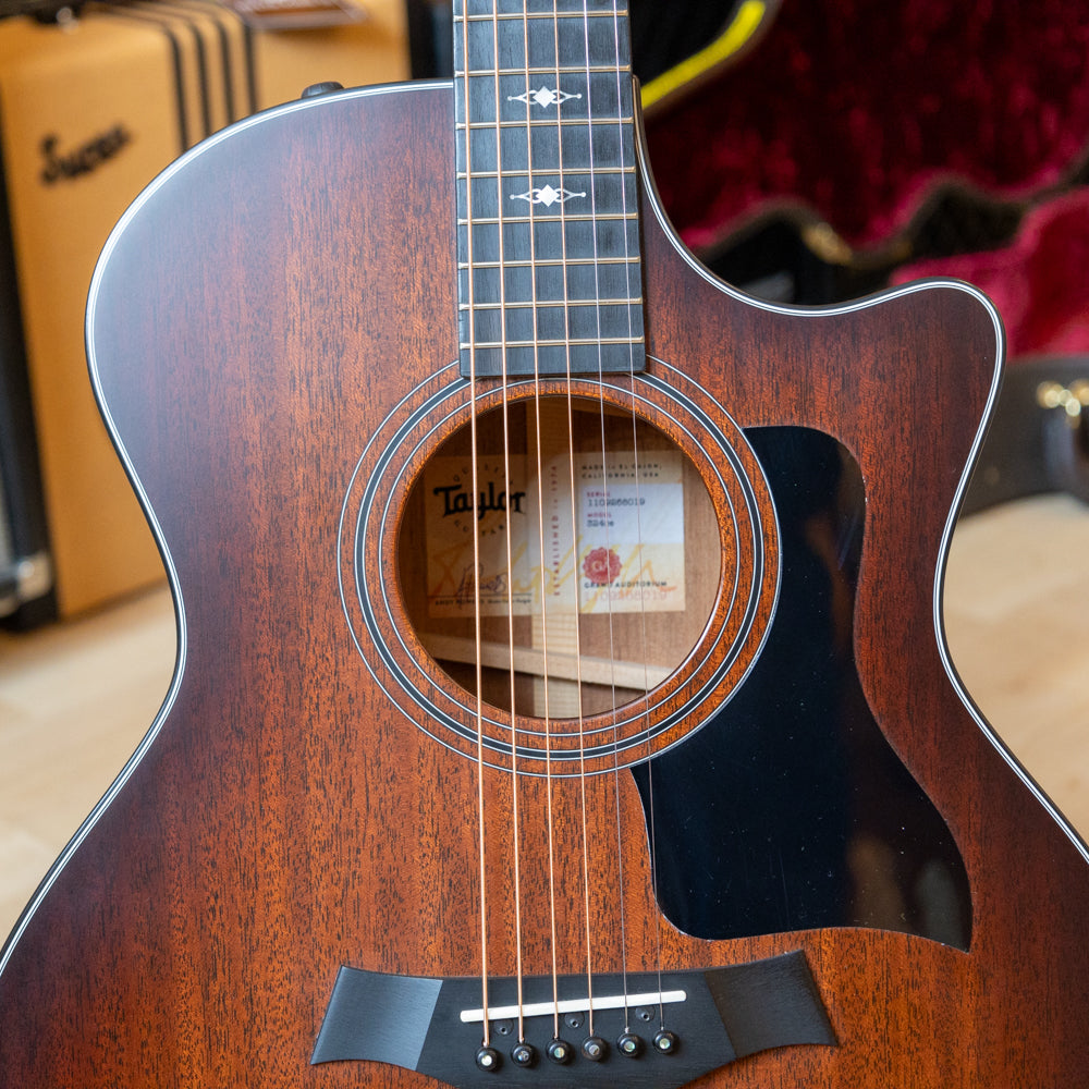 Taylor - 324ce - Mahogany Ash AC Electric w/ OHSC - 2018 - Used