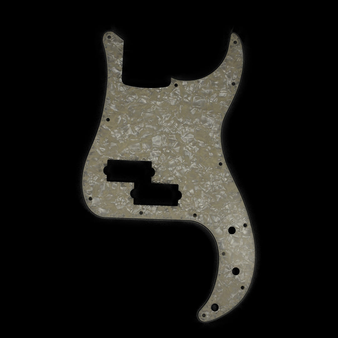 Allparts PG-0750 Pickguard for Precision Bass® Parchment Pearloid 3-ply (PP/B/P) .100