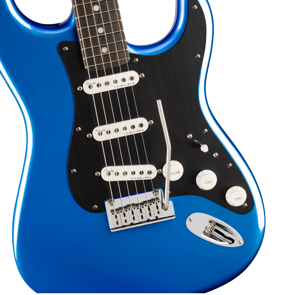 Fender American Ultra II Stratocaster Ebony Fingerboard (Noble Blue) Electric Guitar