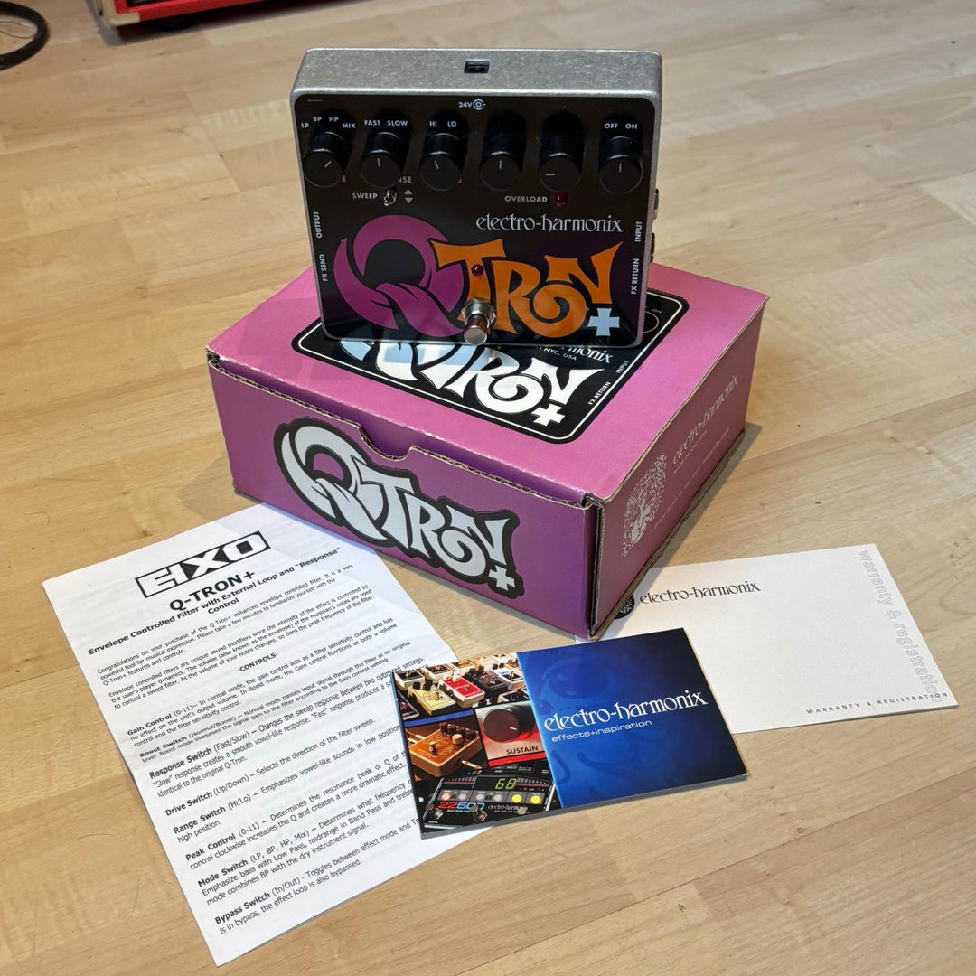 Electro Harmonix - Q Tron Plus Envelope Filter w/9V Power Supply & Box - USED