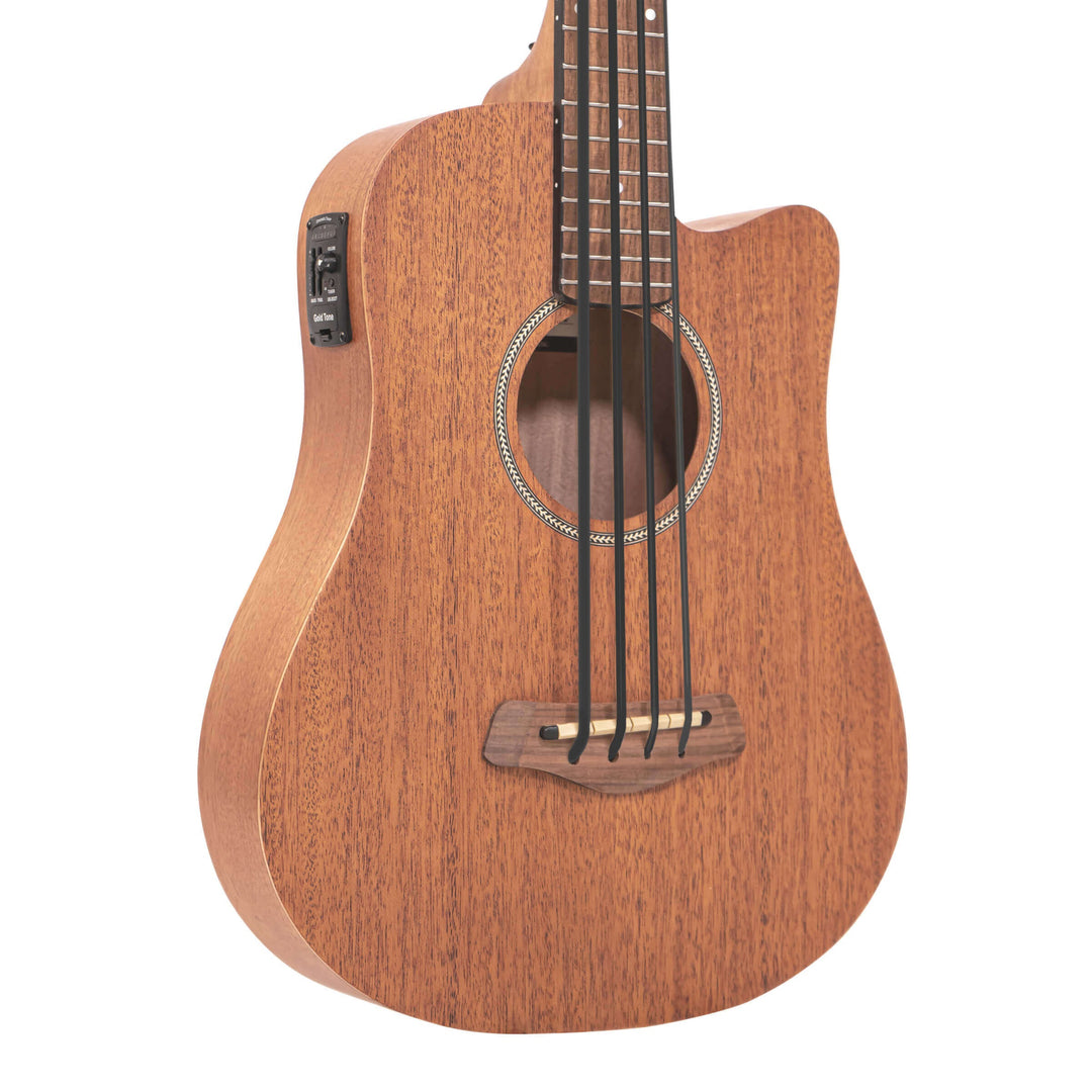 Gold Tone 23-Inch Scale Acoustic-Electric MicroBass with Gig Bag