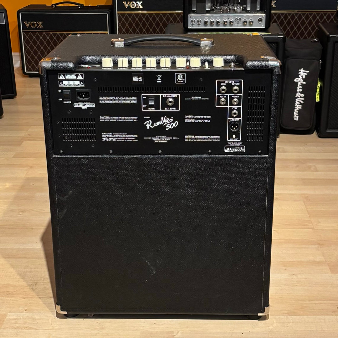 Fender - Rumble 500 Bass GTR Combo Amplifier (Black & Silver ) - USED