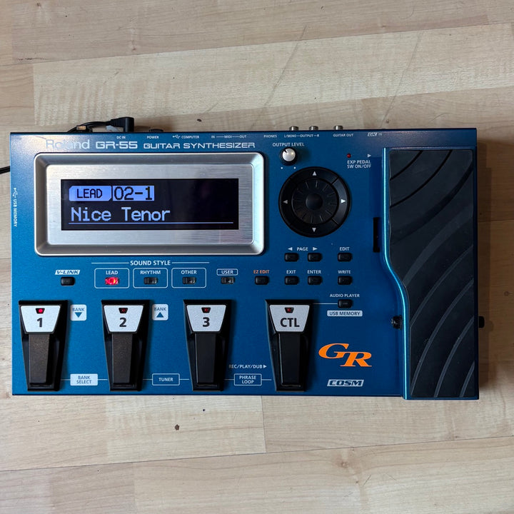 Roland Package - GR55GK Guitar Synthesizer  w/ Roland PSB-1U PWR Sup + Roland GK-3 Synth Pickup  (2011) - USED