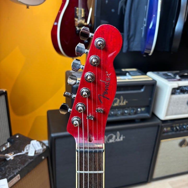 Fender - FMT-HH Carved Top Telecaster - Transparent Crimson Red w/ Fender Bag (2012) - USED