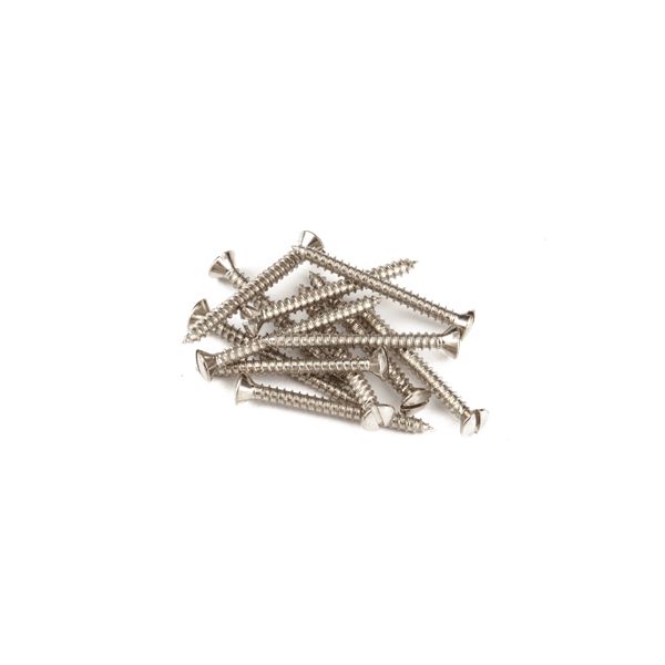 Fender Pure Vintage Slotted Telecaster Neck Mounting Screws - Nickel