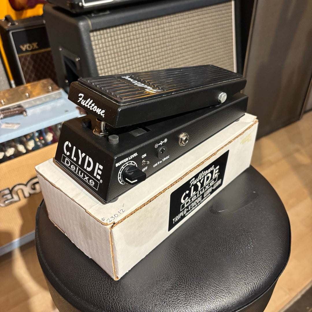 Fulltone - Clyde Deluxe Triple Voiced Wah Wah Pedal  w/ Factory Box - MINT - USED