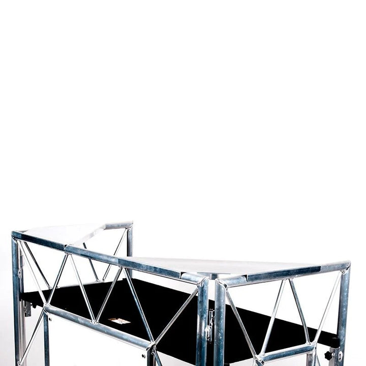 The Accu-Stand Pro Event Table Shelf is an aluminum corner shelf for all Pro Event Table models. Sold in Pairs. Place additional gear on the Pro Event Table shelf such as light weight lighting fixtures.