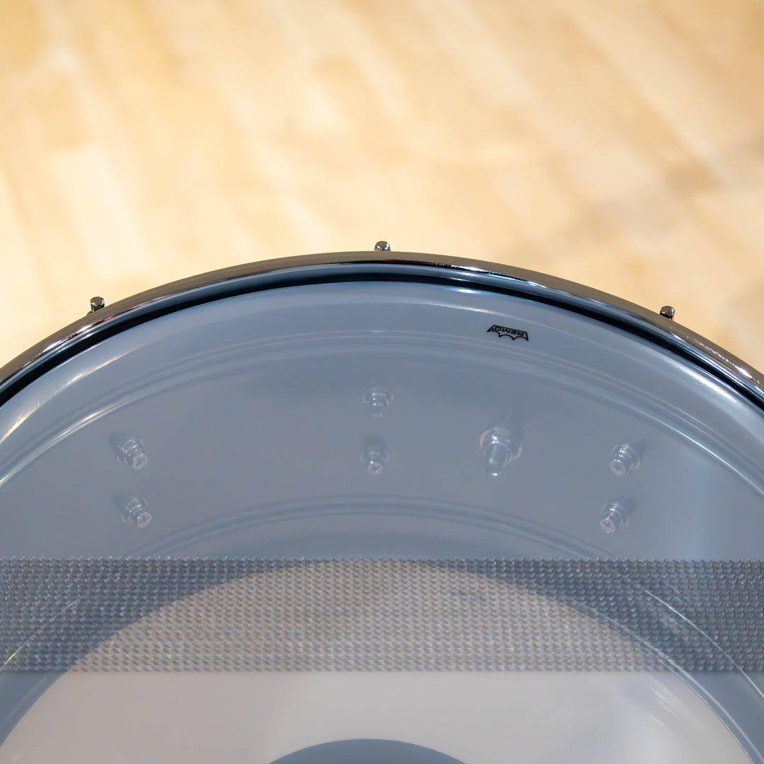DW Design Series Metal Snare Drum 6x14 - Black Nickel Over Brass