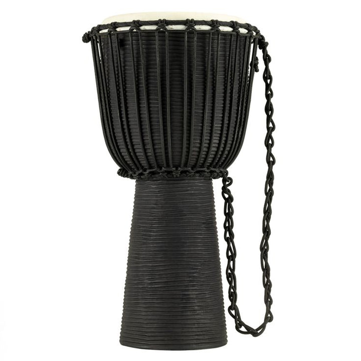 Meinl Percussion 12" Rope Tuned HeadlinerÂ® Series Wood Djembe Black River Series
