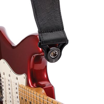 D'Addario 25BAL00 2.5 Comfort Lth Auto Lock Blk