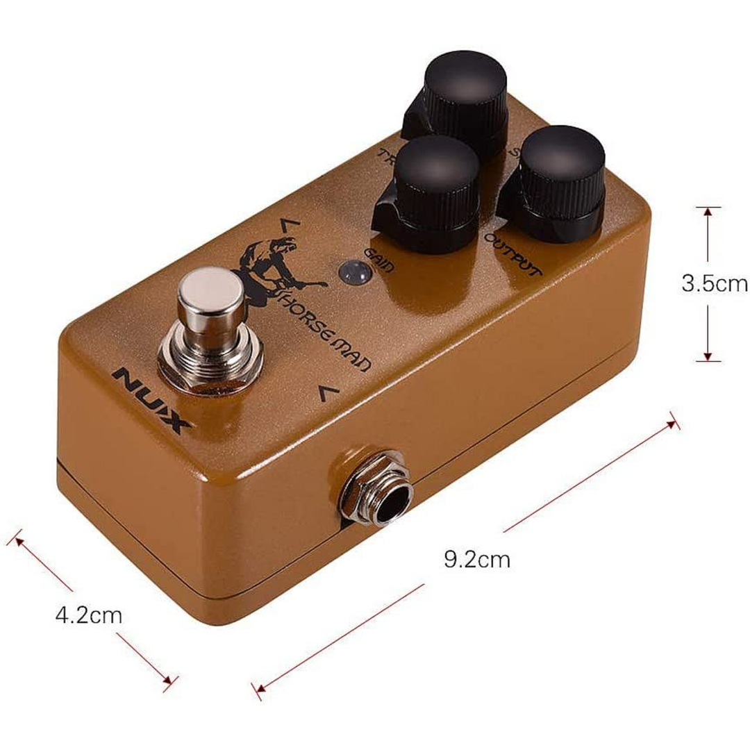 Nux NOD-1 Mini Core Series Horseman Overdrive Guitar Effects Pedal