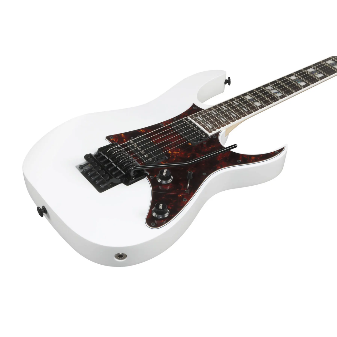 Ibanez RG653DXWHF RG Prestige Electric Guitar (White Flat)