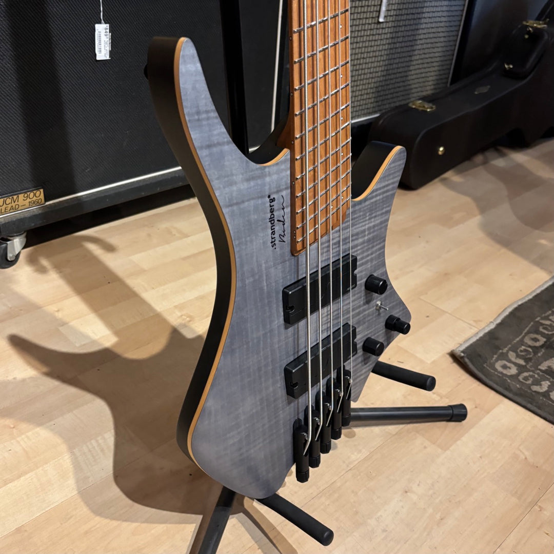 Strandberg BB5CT-23S-M-F-BK Boden Bass standard 5 Bass Guitar - Charcoal (Demo)