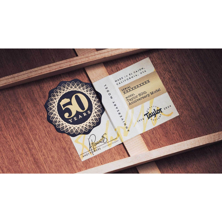 Taylor 50th Anniv. 314ce LTD Grand Auditorium Sapele/Torrefied Spruce Acoustic Electric Guitar