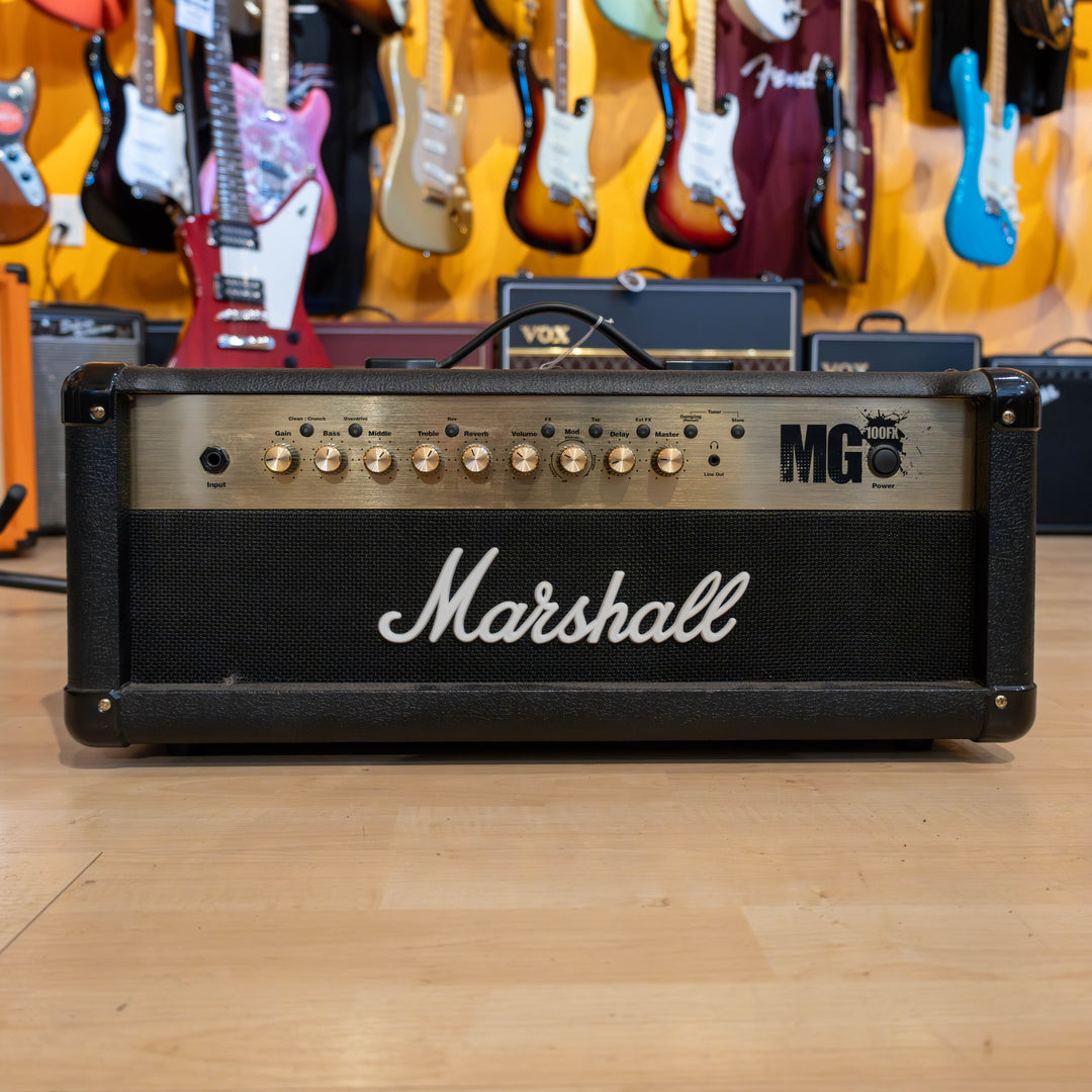 Marshall -  MG100-FX - 100 Watt Solid State Head w/ 2 Button FS & User Guide - 2009- USED