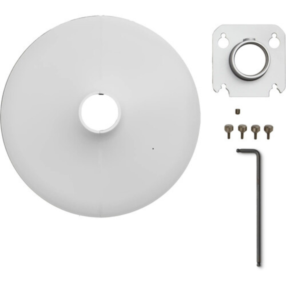 Shure A901W-R-PM-1.5IN 1/5 Inch Pole Mount Kit for MXA901 Microphone - White