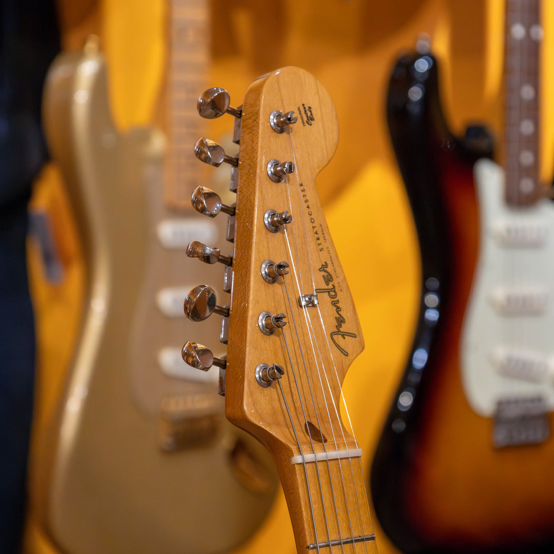 Fender - Classic  Series 50's RI Stratocaster  (Maple - 2TSB ) w/ SKB Molded HD Case - 2011 - USED  Electric Guitar