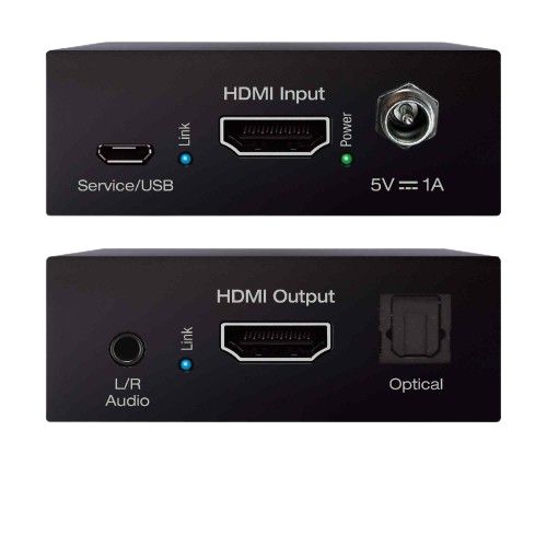 Key Digital KD-FIX418A-2 4K/18G HDMI Fixer and Booster w/ Optical Audio & De-Embedded Audio Output