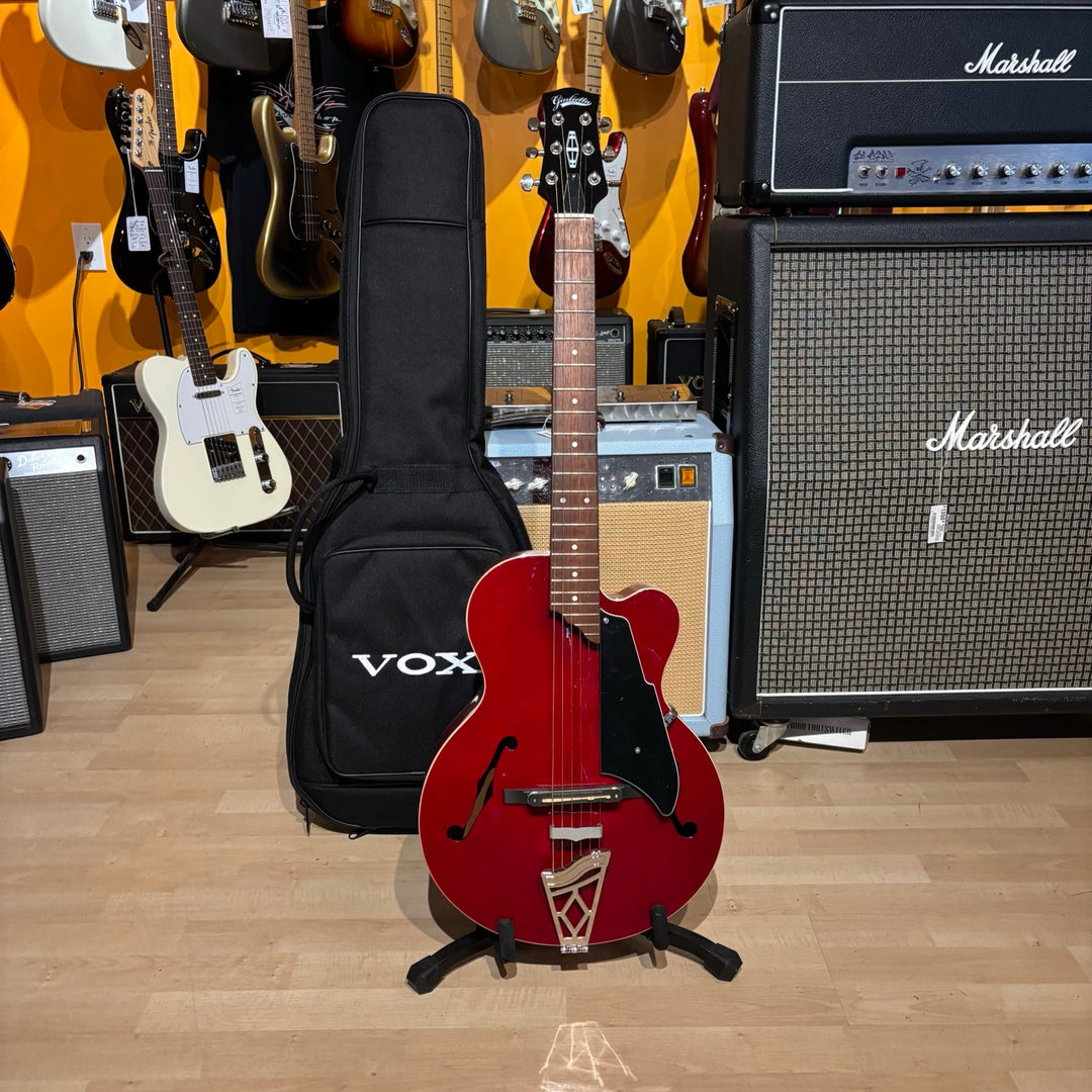 Vox - "Giulietta "VGA-3PS Acoustic Electric Guitar - Active /Passive w/ Deluxe Vox Bag - Trans Red