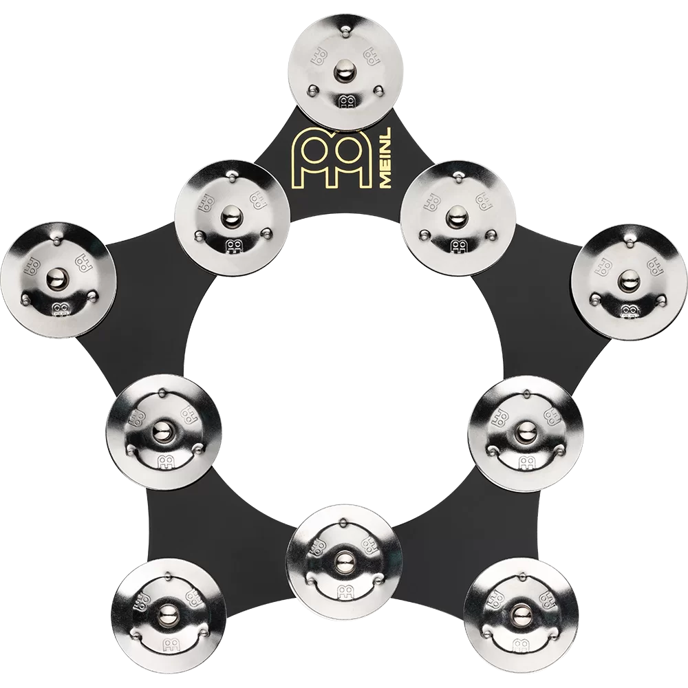 Meinl Percussion Super Flex Hihat Tambourine, Stainless steel jingles