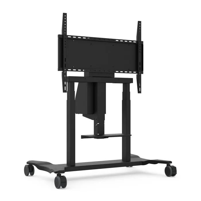 ViewSonic VB-STND-007  Electric Height Adjustable Mobile Cart with Laptop Tray, Black