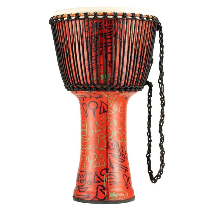Meinl 14'' Rope Tuned Djembe w/Goat Head - Pharaoh Script