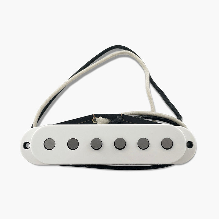 Allparts RZR-10054 Razor® Mangetsu Full Moon Neck Pickup For Stratocaster® - White