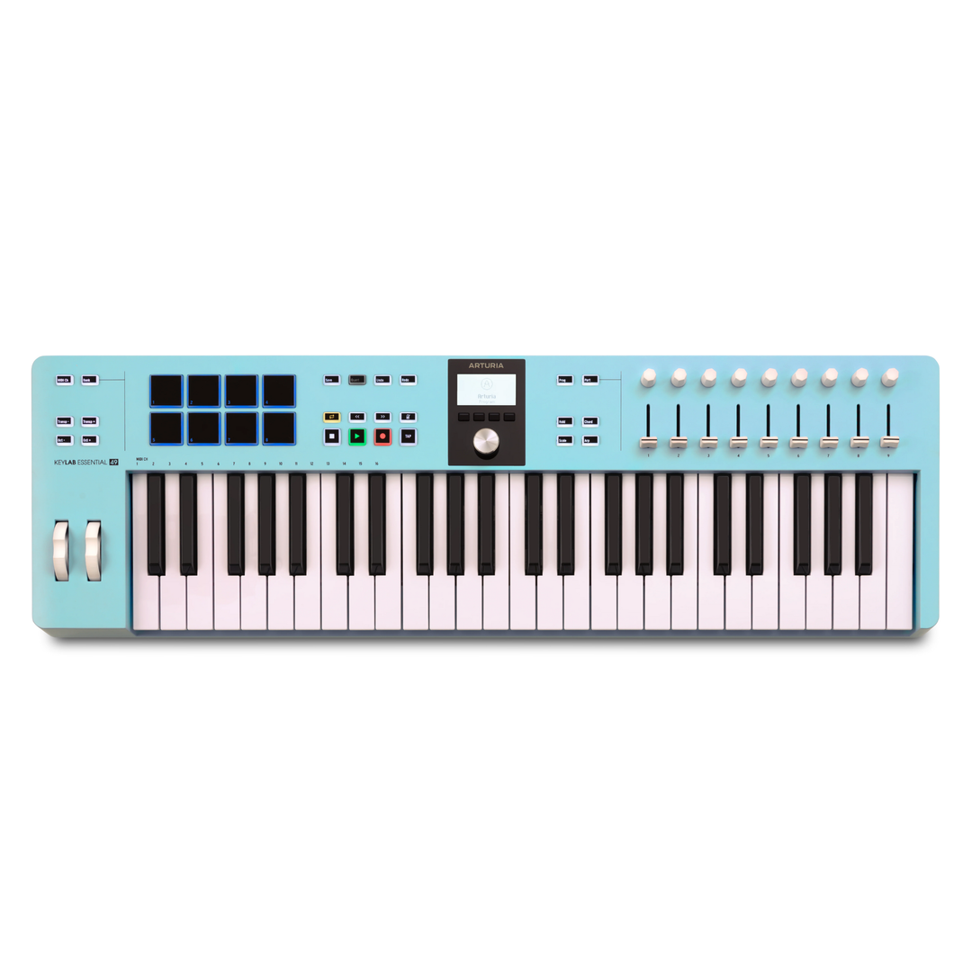 Arturia KEYLAB ESSENTIAL 49 MK3 Universal MIDI Controller 49 Keys - Aquamarine