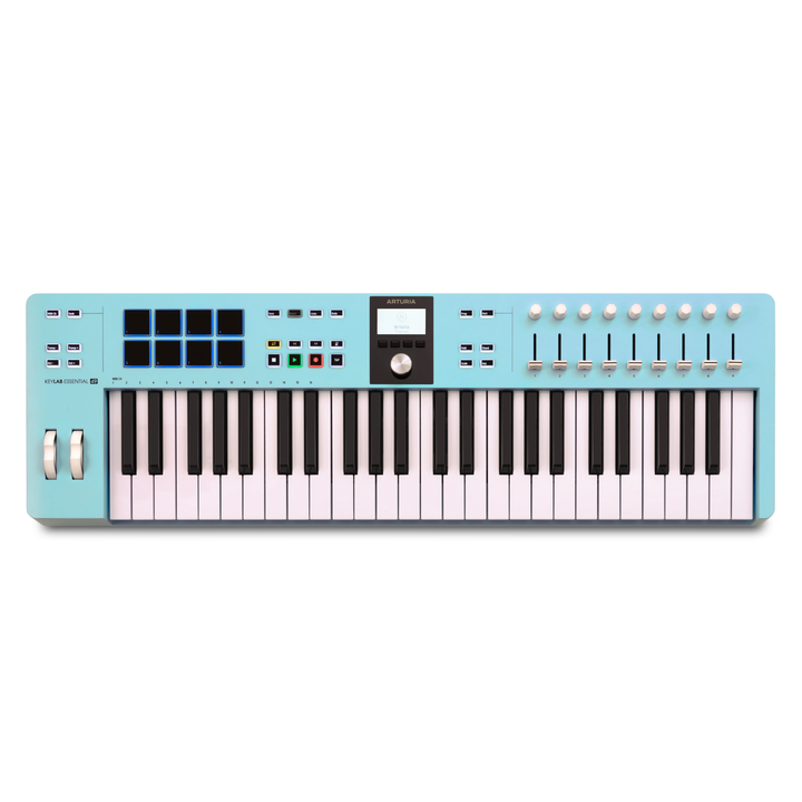 Arturia KEYLAB ESSENTIAL 49 MK3 Universal MIDI Controller 49 Keys - Aquamarine