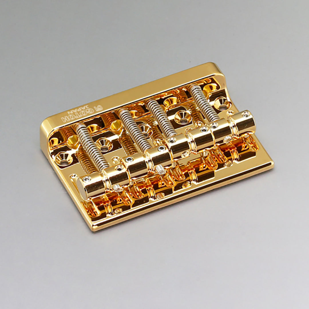 Allparts BB-0356 Gotoh 4-String Bass Bridge Gold
