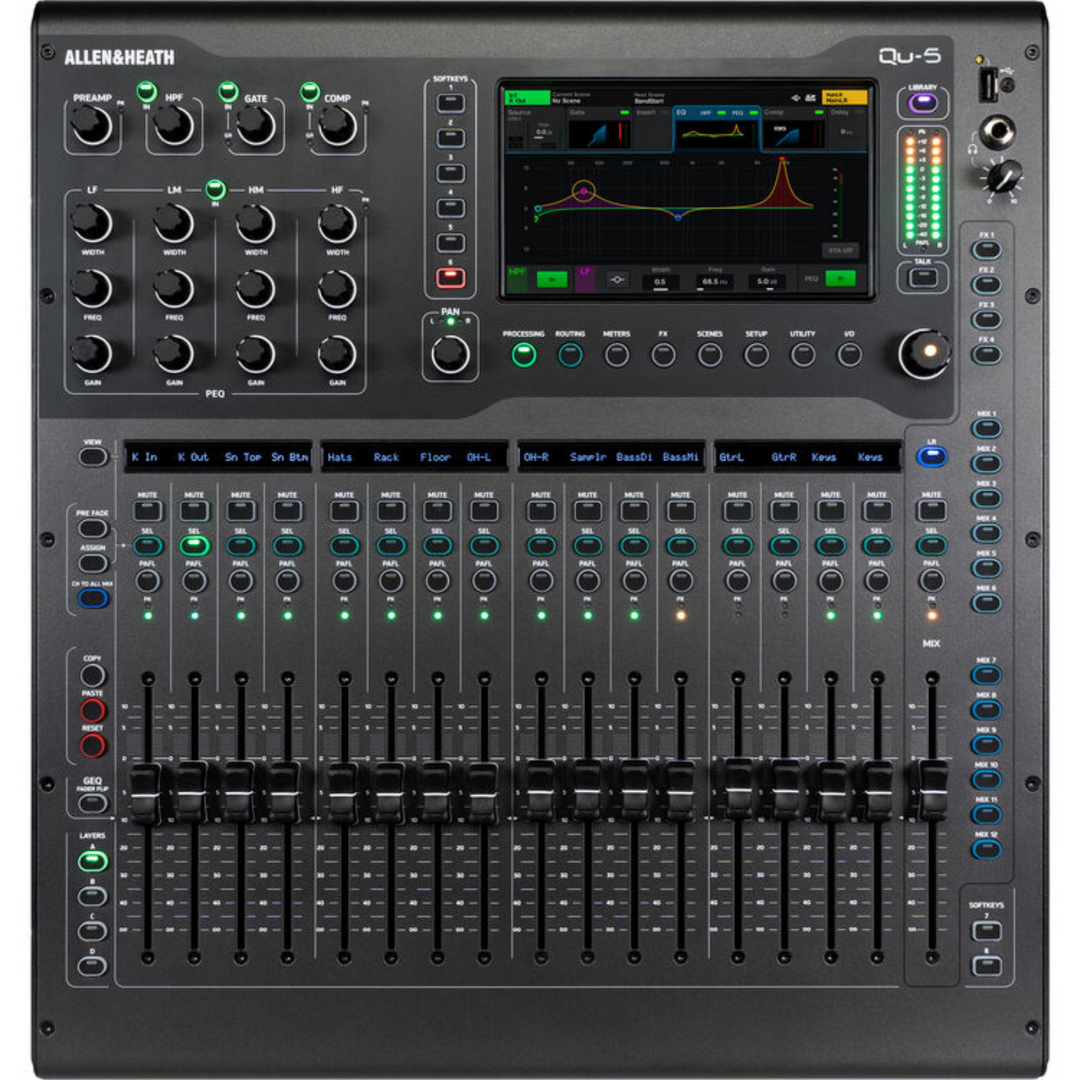Allen & Heath CQ-18T Ultra-compact 96kHz Digital Audio Mixer