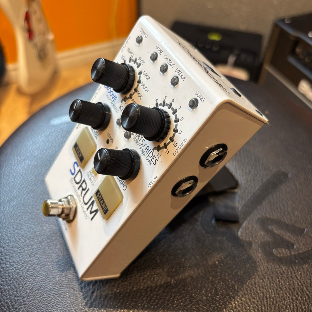 Digitech - S Drum Strummable Drum Pedal w/ Factory Box & User