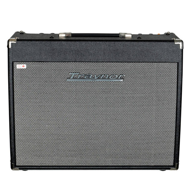 40-watt all-tube 1x12 guitar combo &mdash; the amp that relaunched Traynor in 2000. Guitar Player Magazine Editor's Pick 2001. Two channels, 3-band EQ, spring reverb, effects loop, and Auto-matching tube circuit for stable bias as tubes age. Made in Canada.