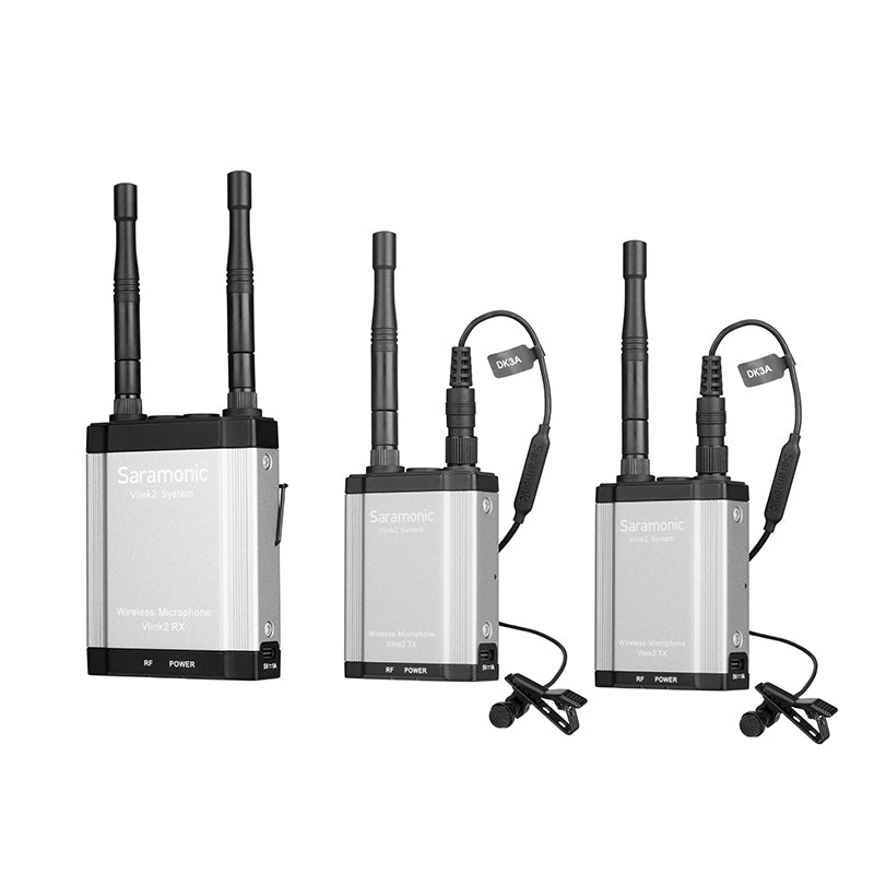 Saramonic Vlink2-Kit2 2.4GHz Single Channel Wireless System with Talkback