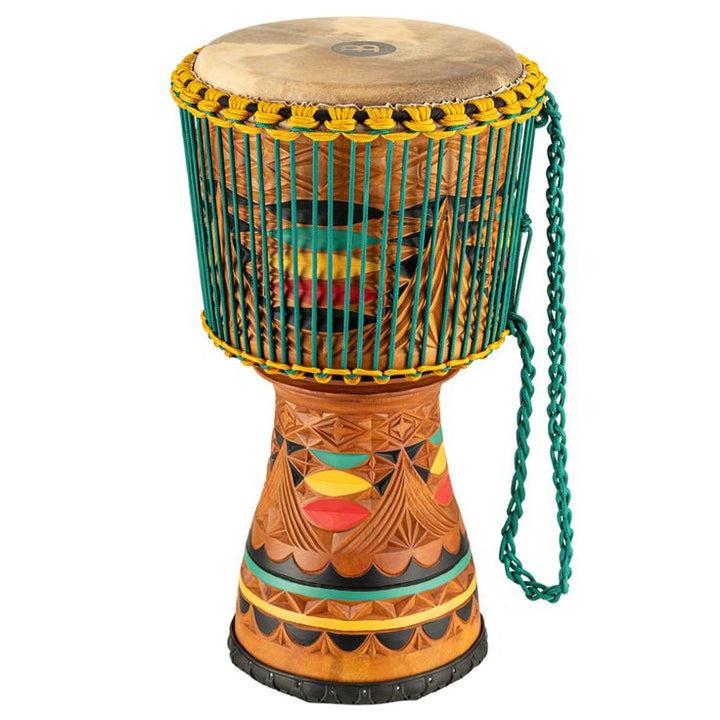 Meinl Percussion 12" Artisan Edition Tongo Carved Djembe Coloured Ornamental carving